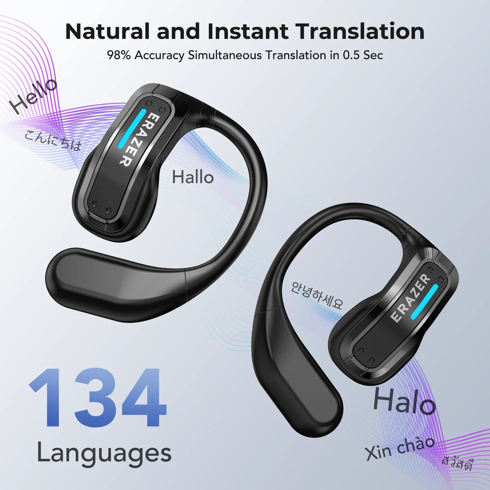 ERAZER X8 - AI translator Earbuds