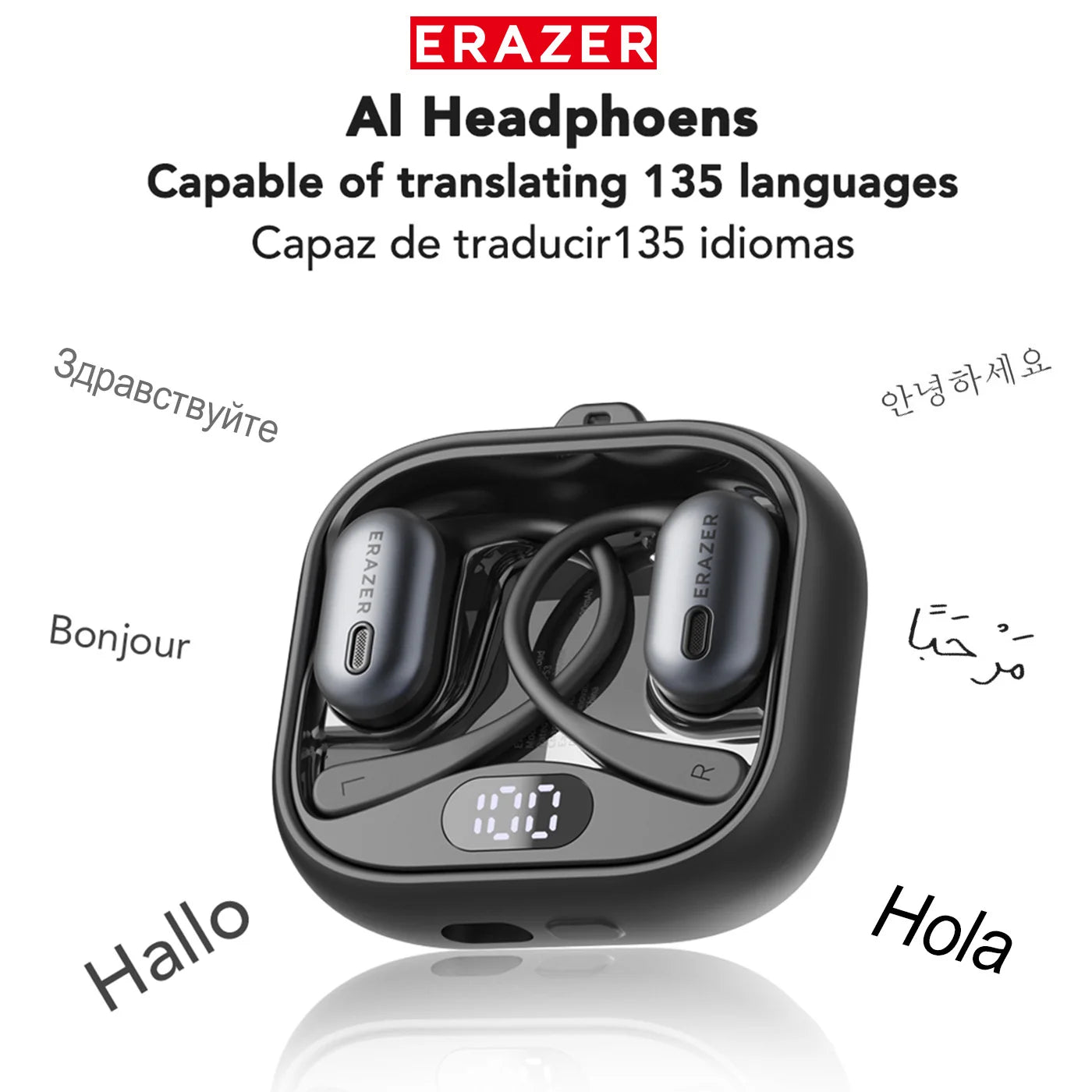 ERAZER XF53 - AI translator Earbuds