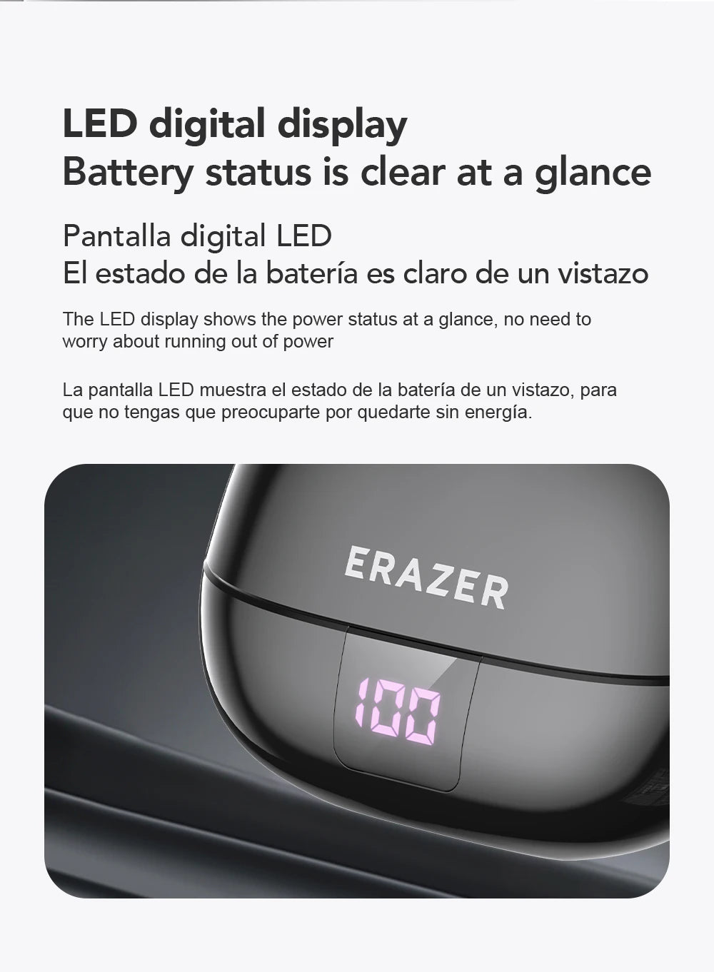 ERAZER XT66PRO - AI translator Earbuds