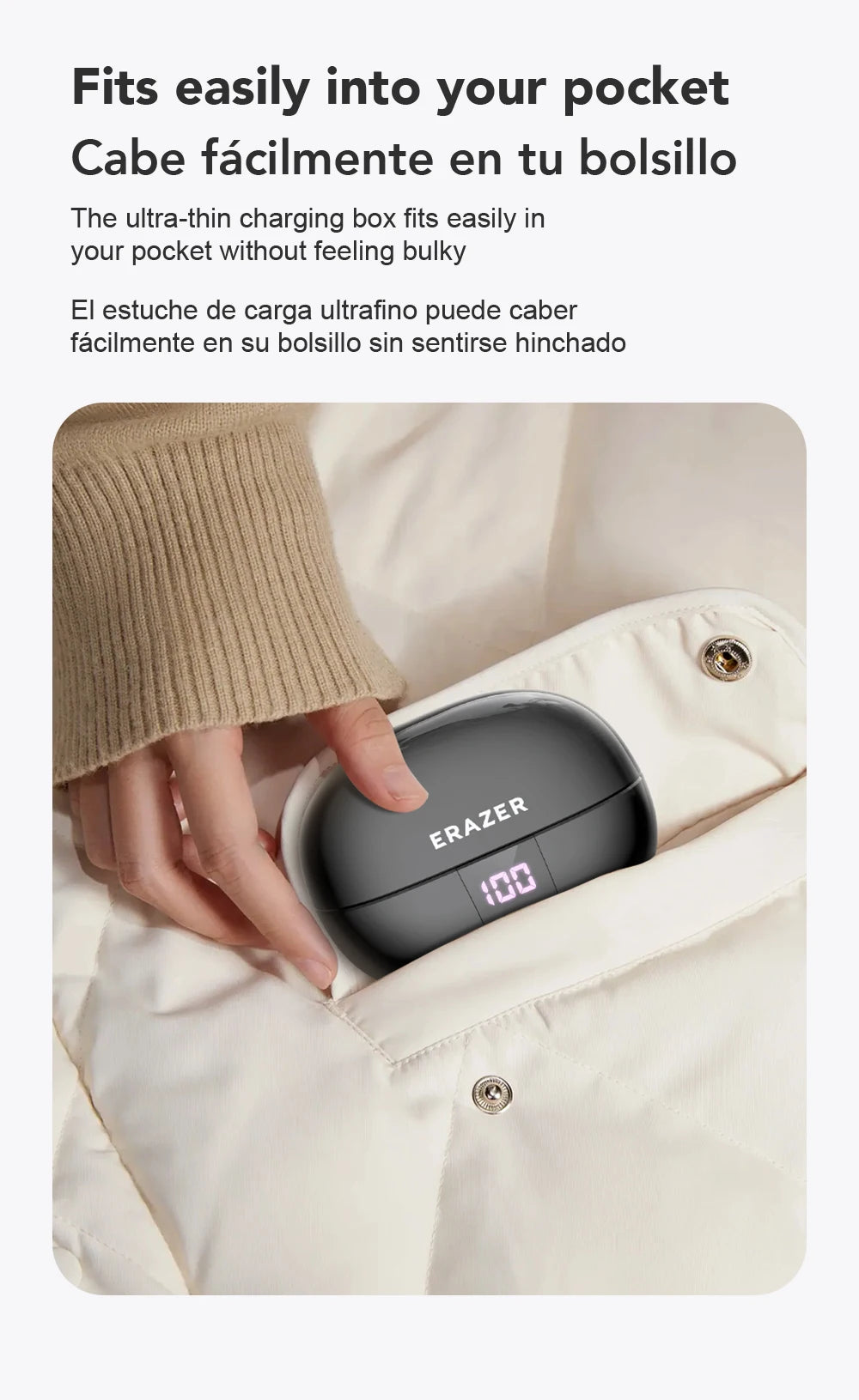 ERAZER XT66PRO - AI translator Earbuds