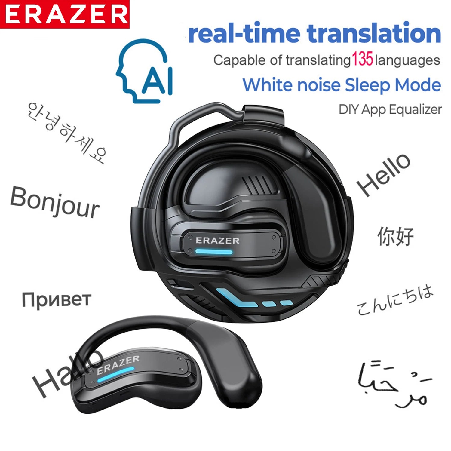 ERAZER X8 - AI translator Earbuds