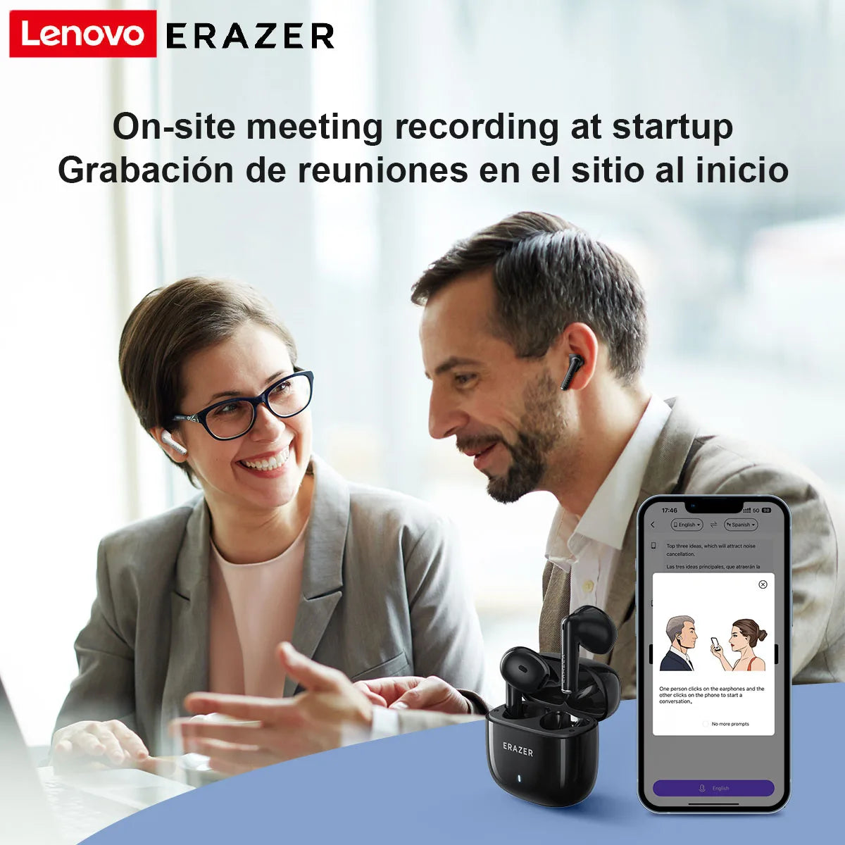ERAZER XT92 PRO - AI translator Earbuds