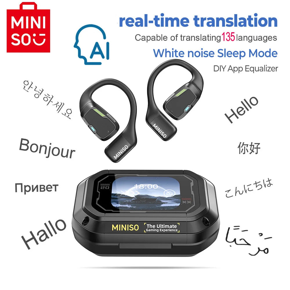 AI MINISO M98 - AI Translator Earphone