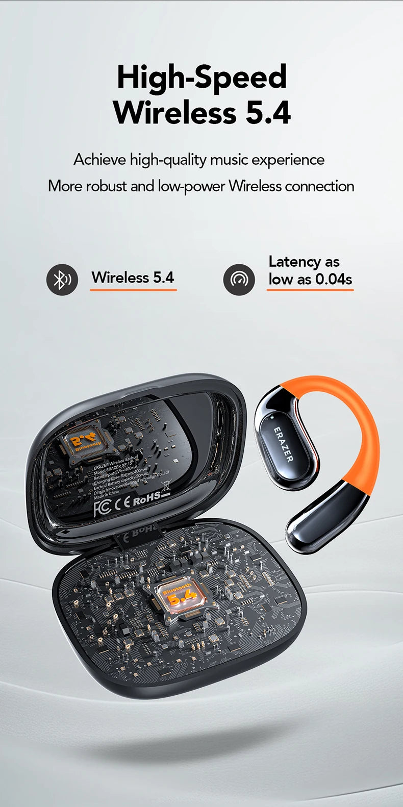 ERAZER XP15 - AI translator Earbuds