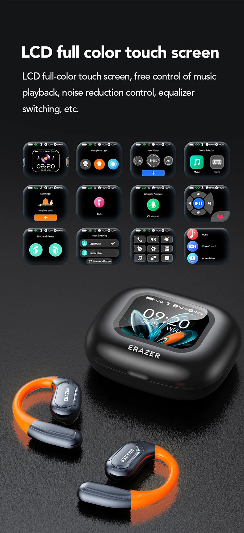 ERAZER XP15 - AI translator Earbuds