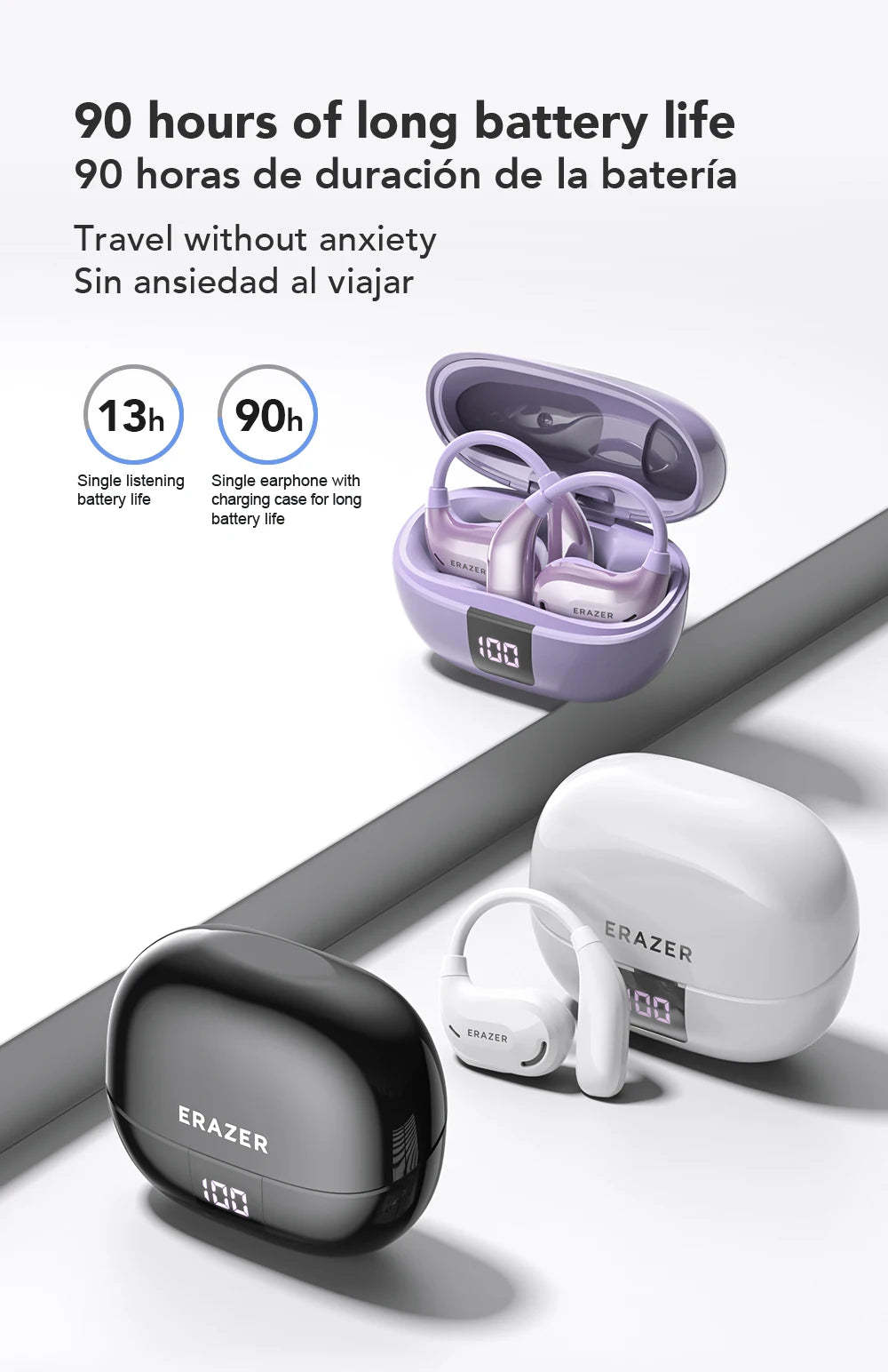 ERAZER XT66PRO - AI translator Earbuds