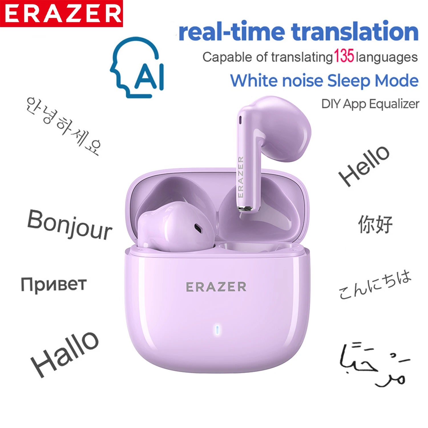 ERAZER XT92 PRO - AI translator Earbuds