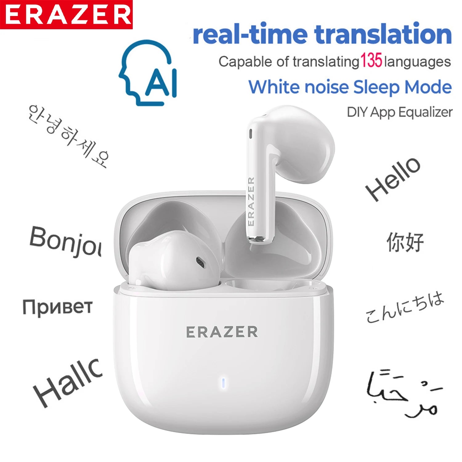 ERAZER XT92 PRO - AI translator Earbuds